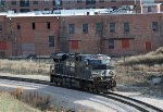 NS 7709 is train P69 heading around the curve at Boylan